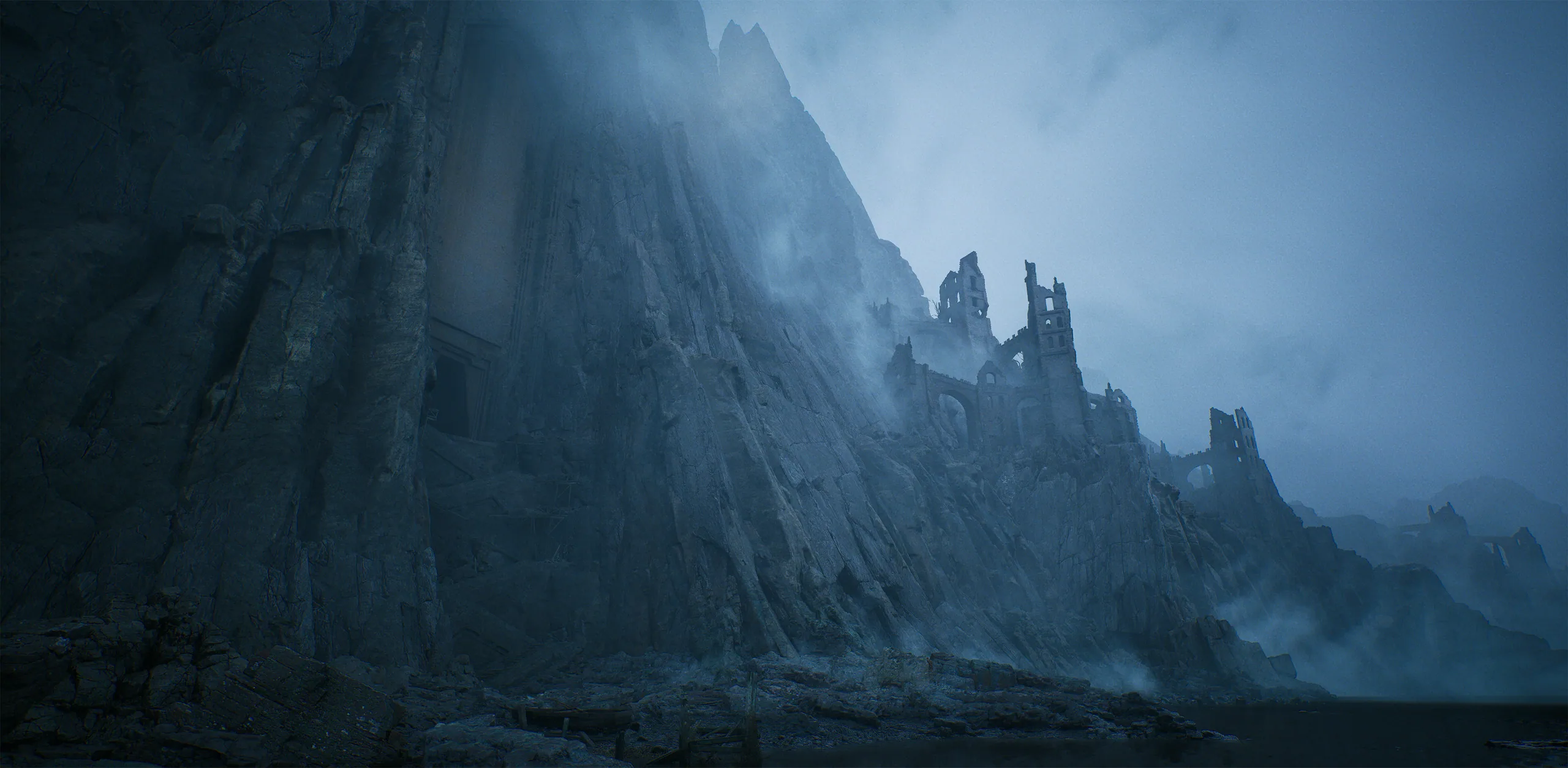 Dark Ruins — Fab Sample Scene