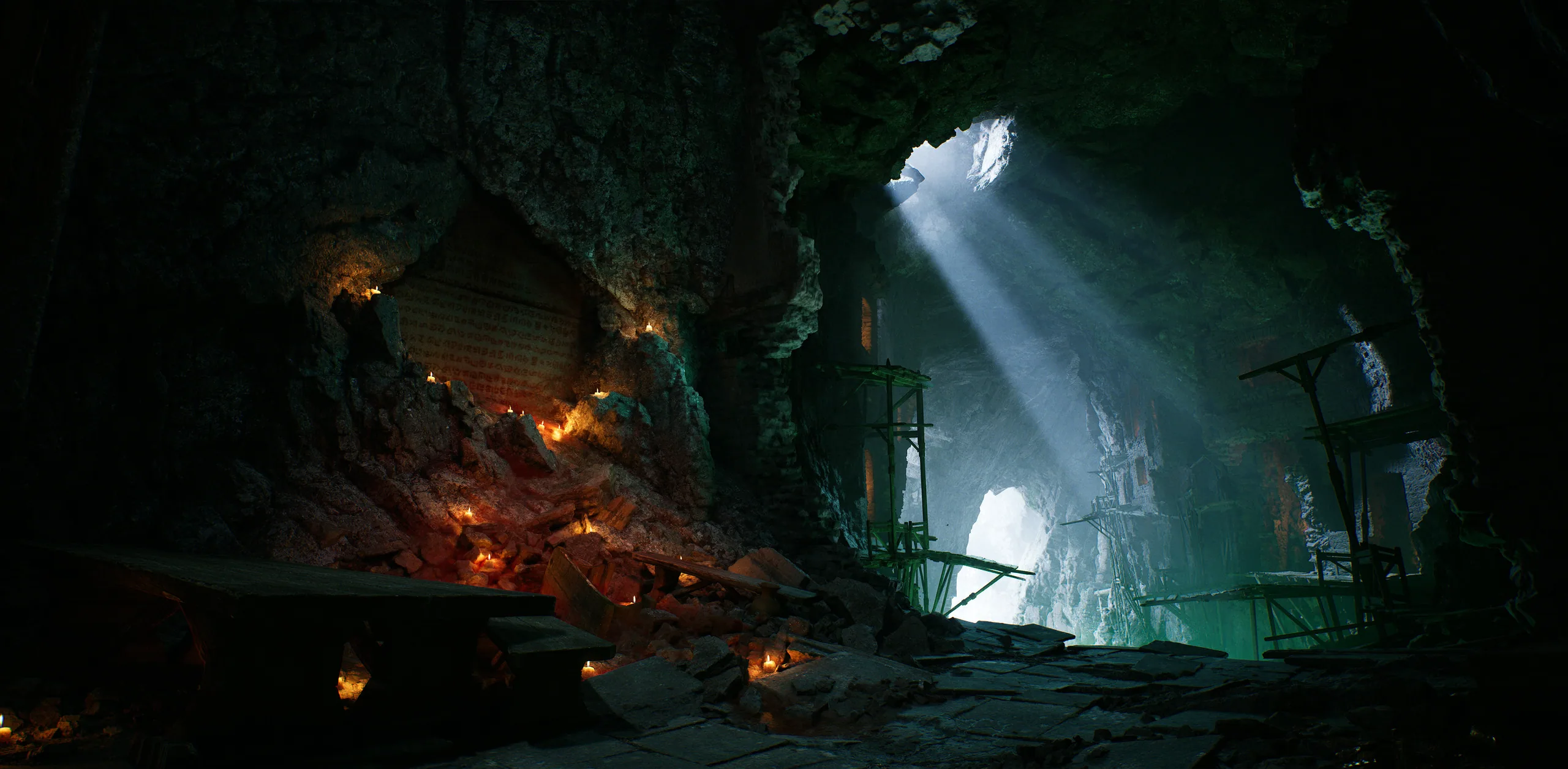 Dark Ruins — Fab Sample Scene — 22