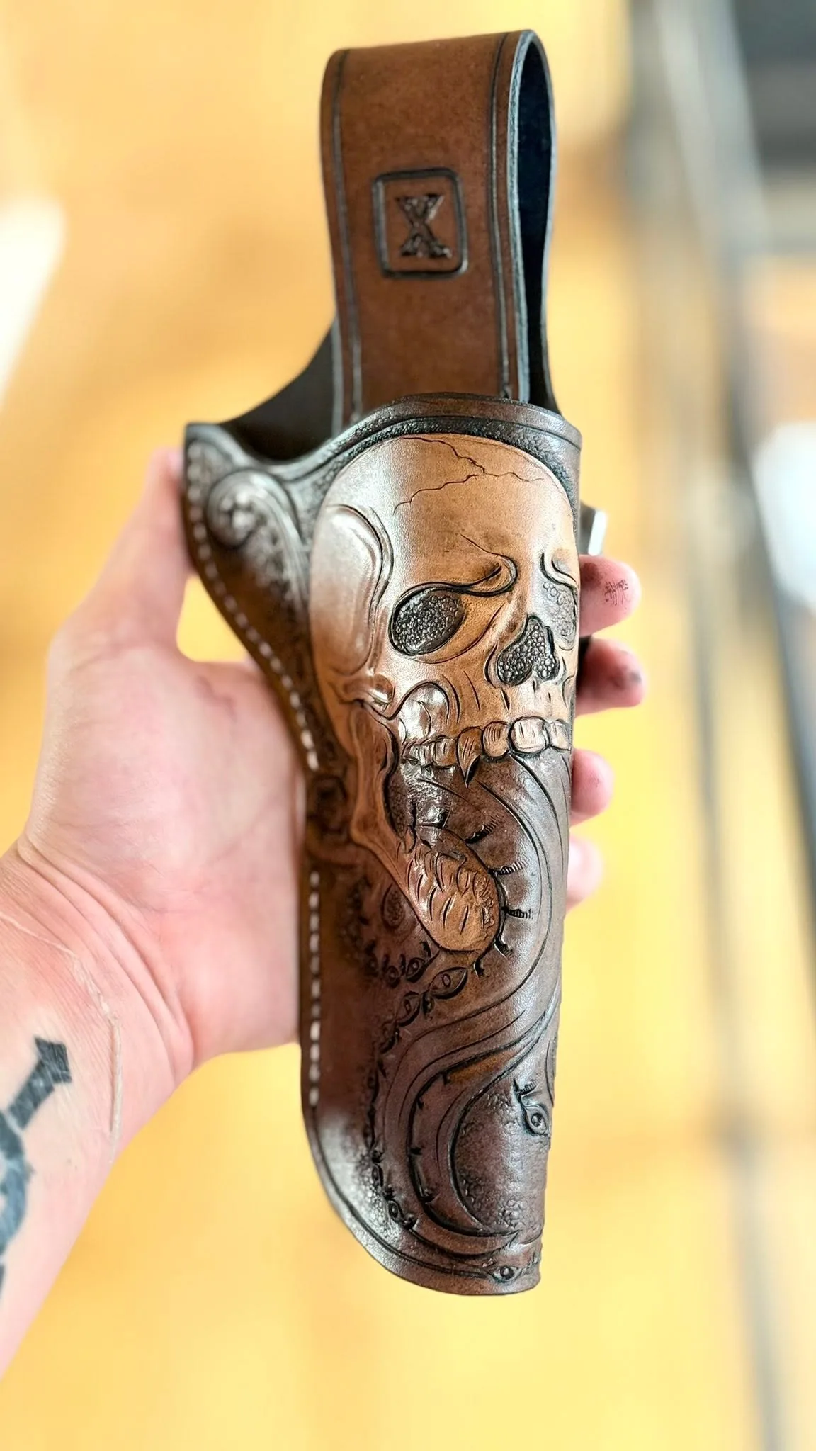 Skull & Tentacles Holster