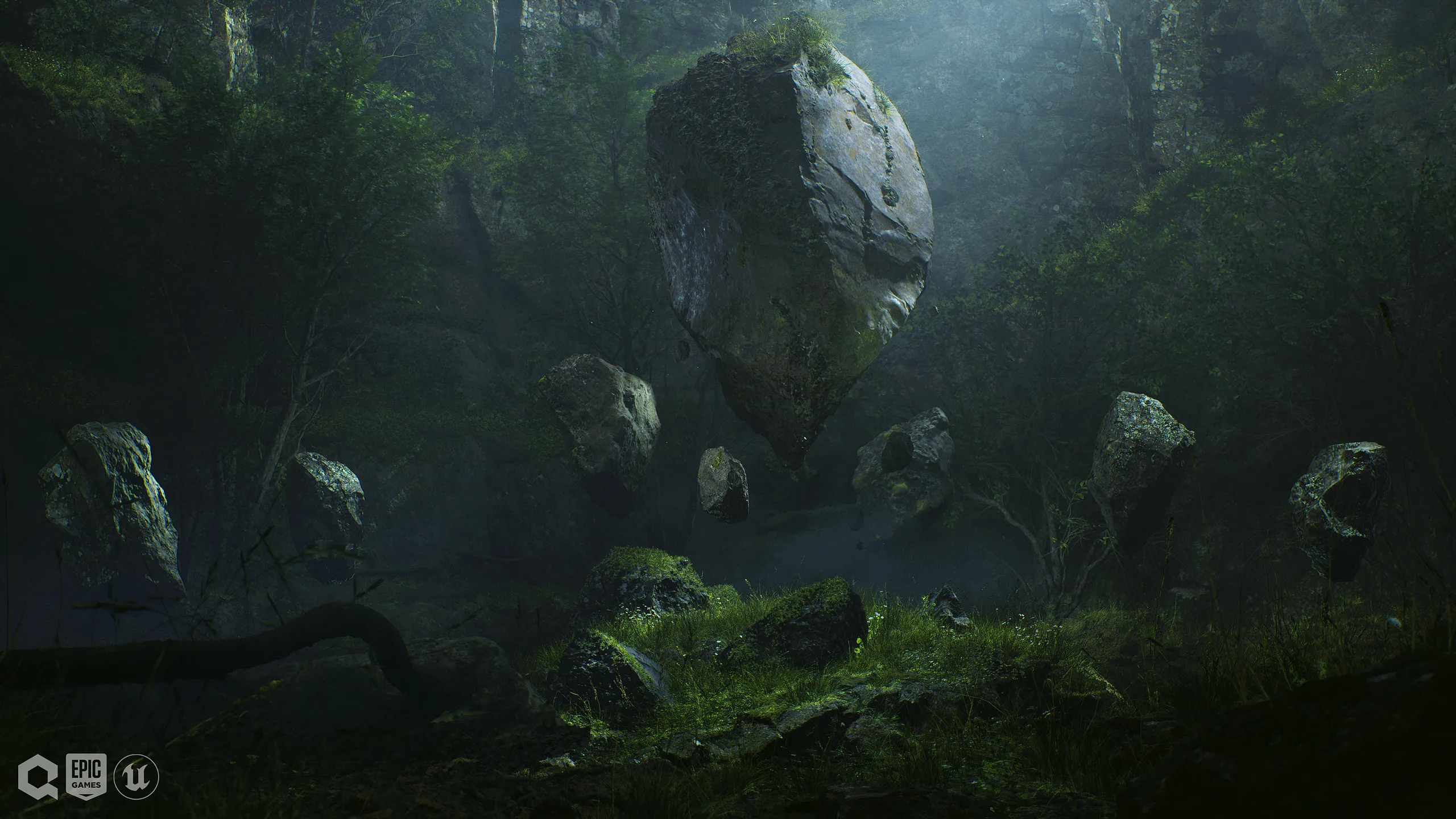 Floating Magic Rocks